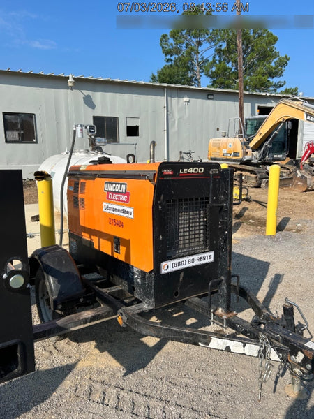 2022 Lincoln Electric LE400 Kubota V1505, Trlr, Cable Rack, Light Kit, ES Decals, T3