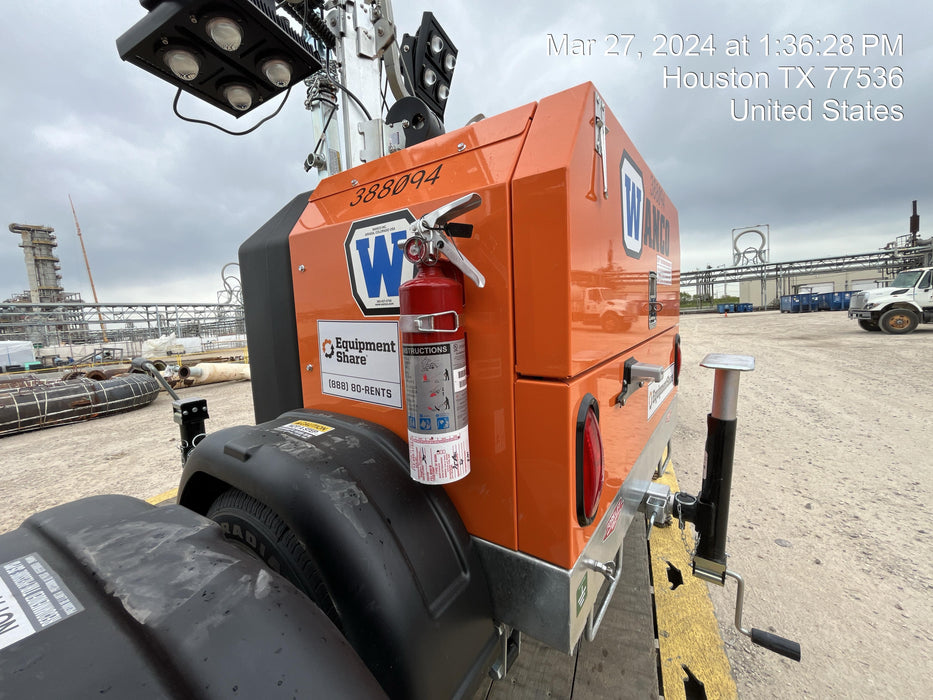 2024 Wanco WLTT-4MM4K Diesel, Deep Sea Controller, Shore Power Plug, Auto Start, (4) 350W LED Floodlights, 4kW Generator, 60 Gal Fuel Tank, 2" Ball, T3