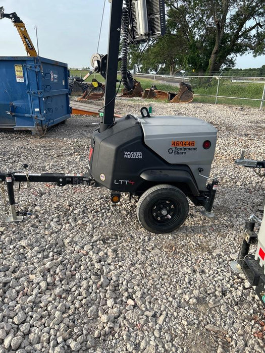 2024 Wacker Neuson LTT4 Diesel, Kohler KDW702, Deep Sea Controller, Auto Start, LED 320W, Bypass Outlet, T3