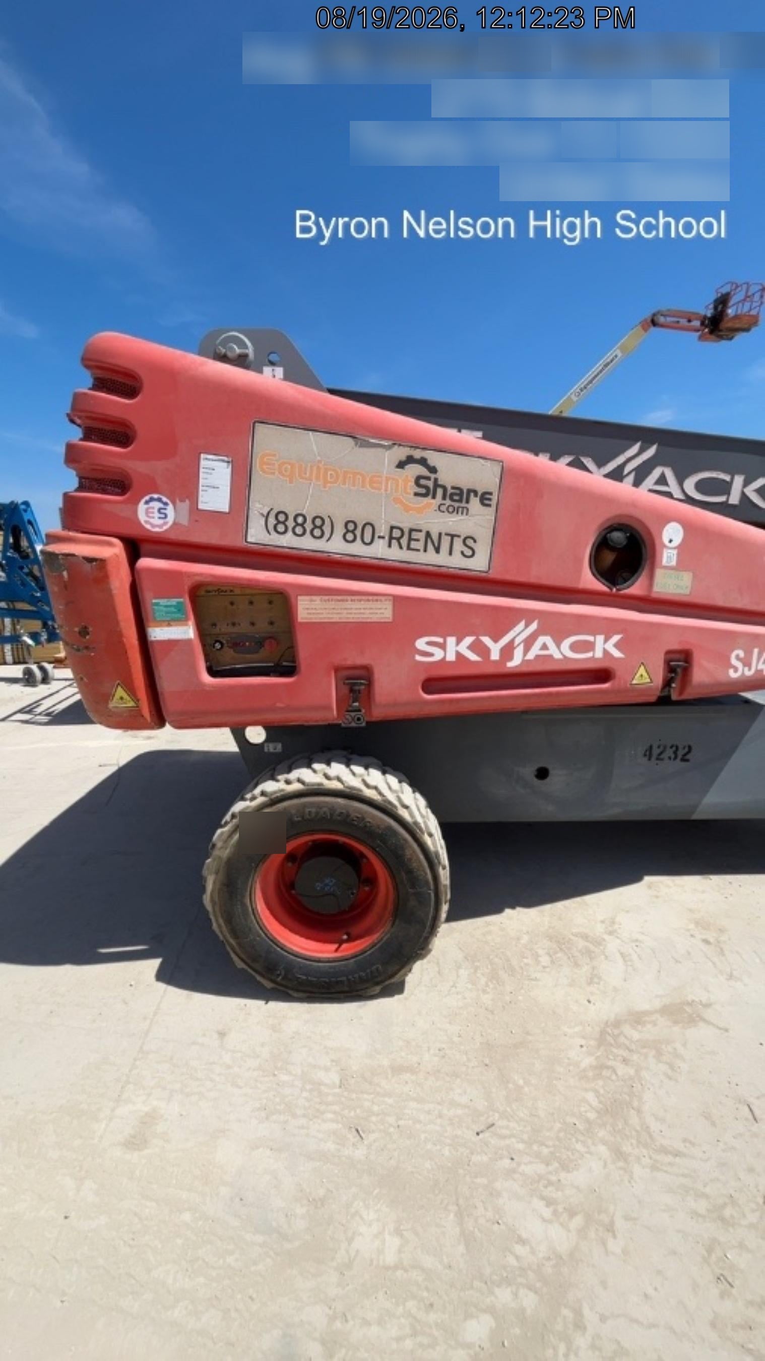 2017 SKYJACK SJ45T+