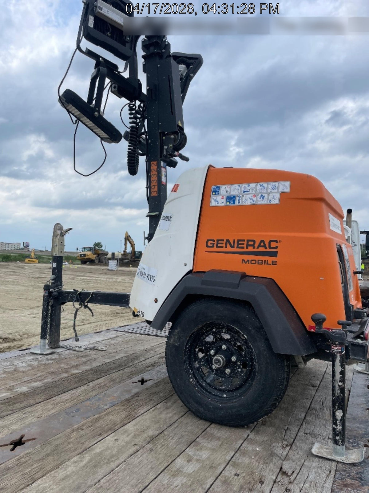2024 Generac MLT2 Diesel, Flex Switch 120V Input, Powerzone Controller, 
(4) 320W LED Lights, 4kW Generator, 39.9 Gal Fuel Tank, 2" Ball, T3