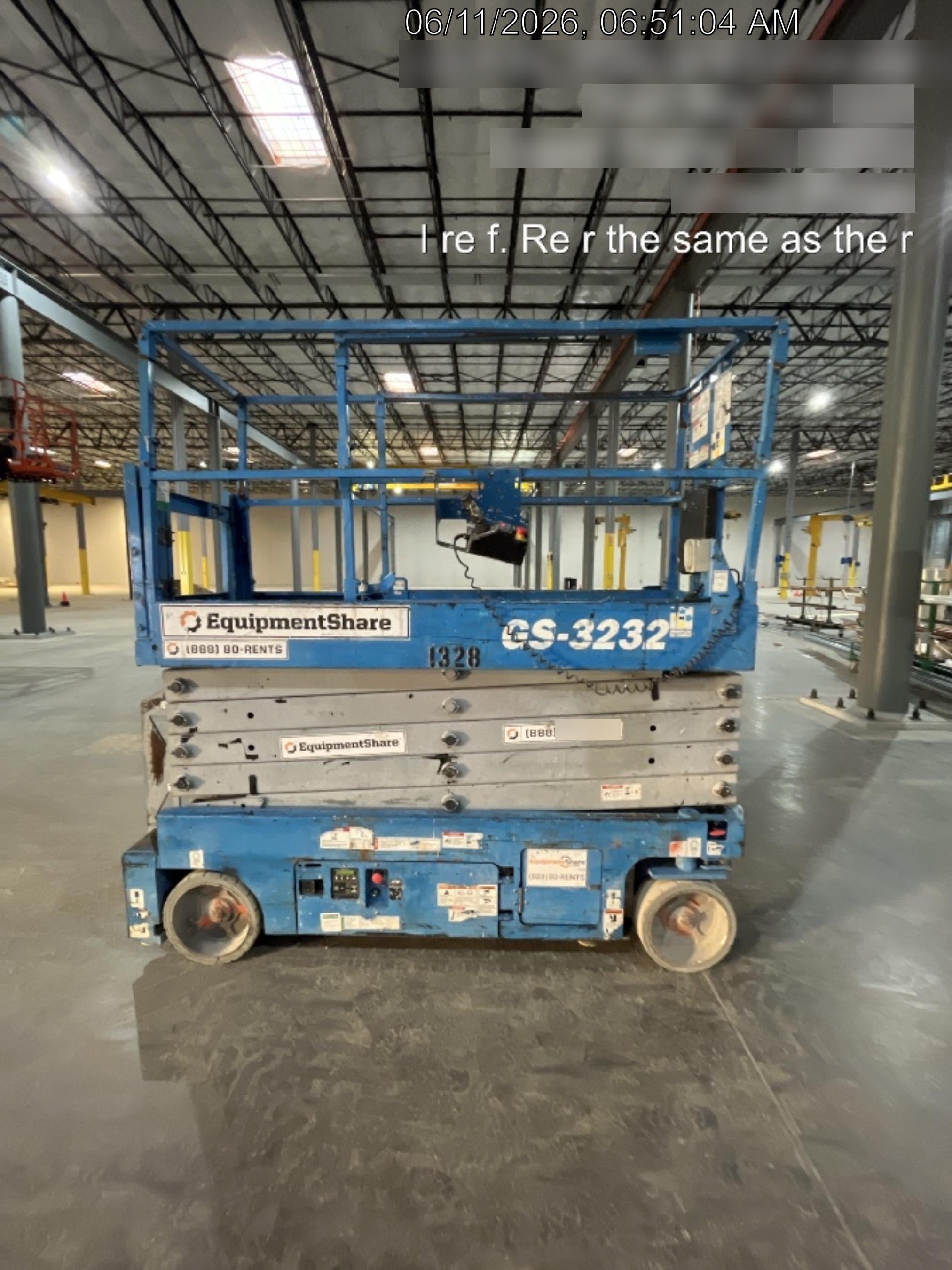 2016 Genie GS-3232 32' Narrow Scissor Lift