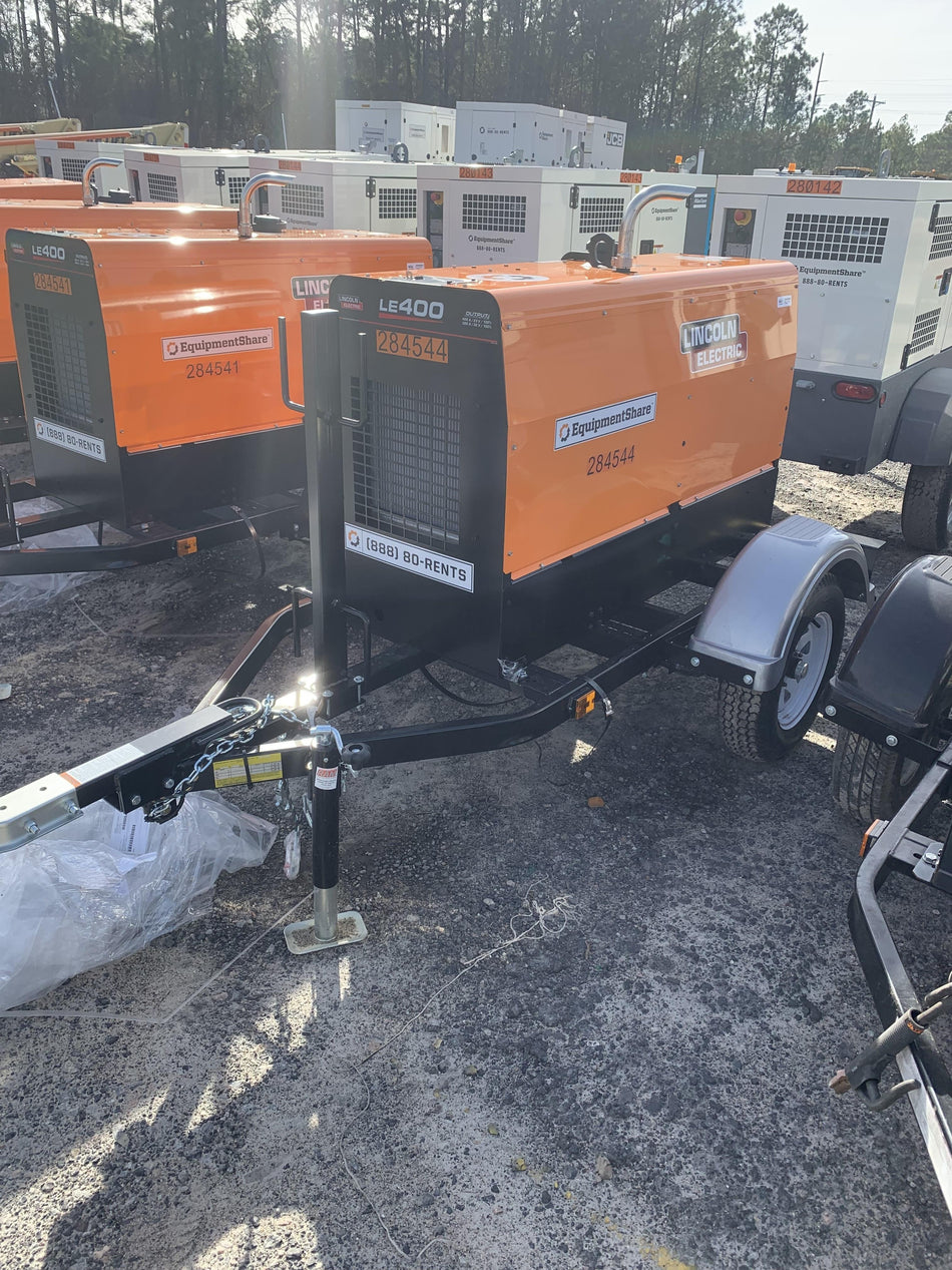 2022 Lincoln Electric LE400 Kubota V1505, Trlr, Cable Rack, Light Kit, ES Decals, T3