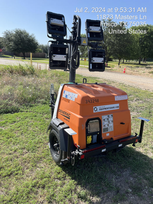 2024 Generac MLT2 Diesel, Flex Switch 120V Input, Powerzone Controller, 
(4) 320W LED Lights, 4kW Generator, 39.9 Gal Fuel Tank, 2" Ball, T3