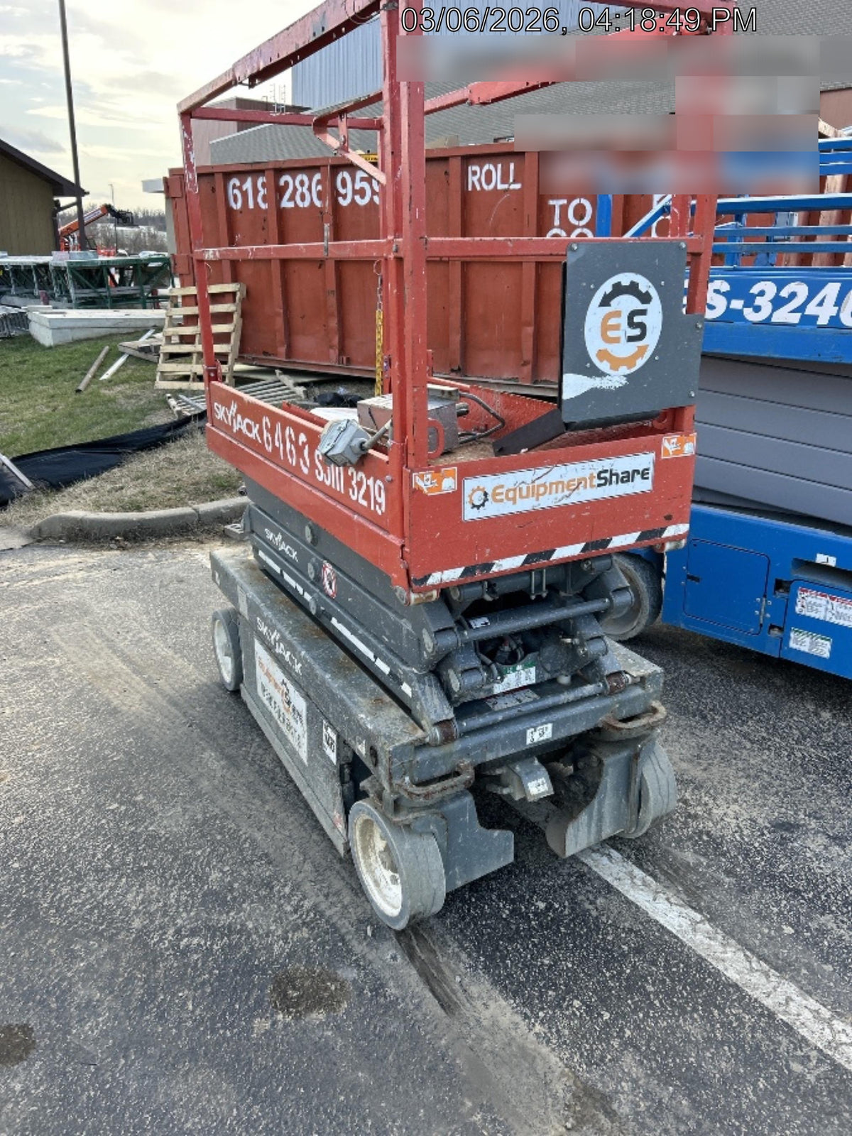 2017 Skyjack SJIII-3219 Skyjack SJ3219, Extended Warranty 5yr/5k hr