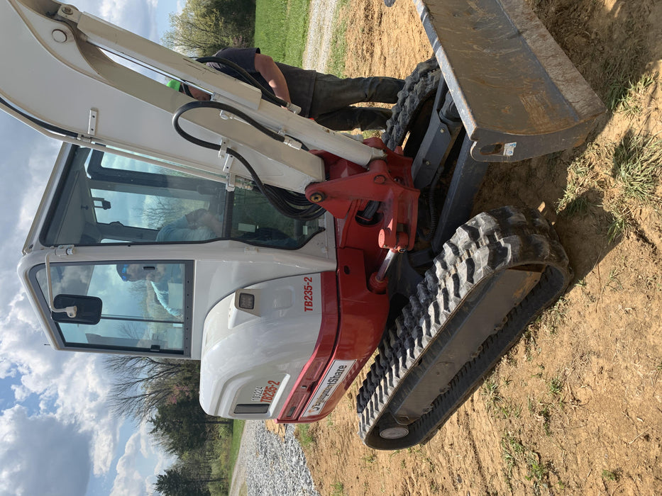 2020 Takeuchi TB235-2CR Cab/Heat/Air, Rubber Tracks, Manual TAG QC