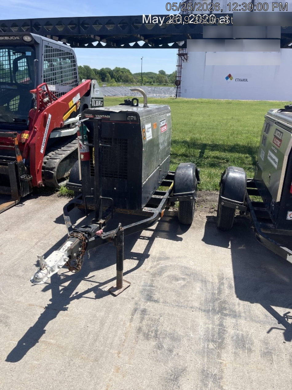 2021 Lincoln Electric Vantage 322 Vantage 322 Ready Pak 3 w/ Decals, ORANGE (includes trailer, cable rack, fender light kit) NO Telematics