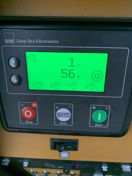 2021 Allmand NLV3GR (4) LED Light Fixture 350W, 23' Vertical Mast, 3kW Prime, Towable, Deep Sea L401, Leveling Jacks, Yanmar T4F 5.8hp