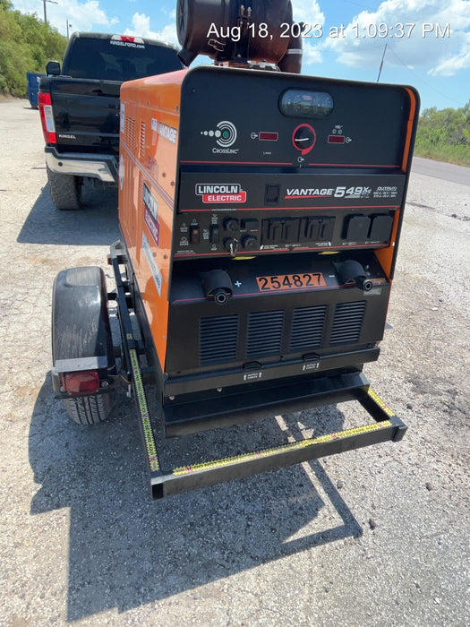 2022 Lincoln Electric Vantage 549X Crosslink Technology, Trailer Mounted, ES Decals, T3