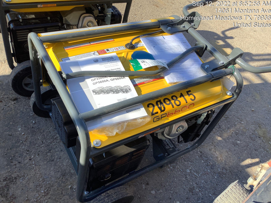 2022 WACKER NEUSON GP6600A
