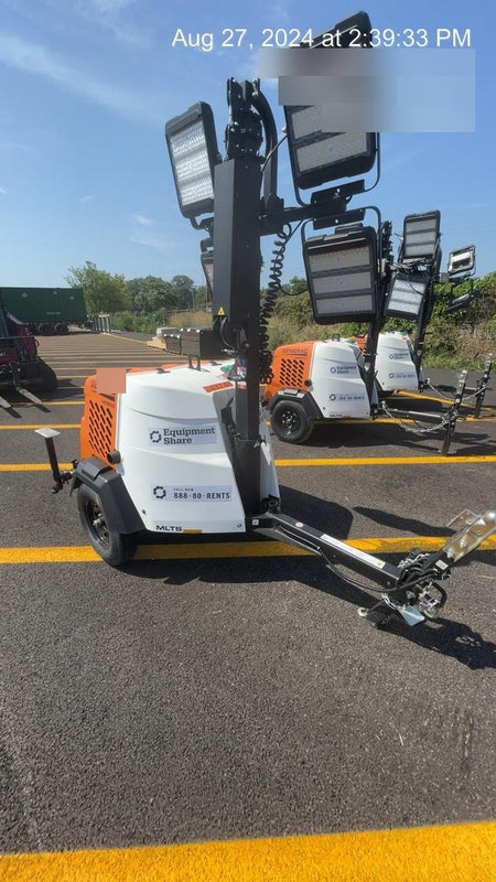 2023 Generac MLT2 Diesel, Flex Switch 120V Input, Powerzone Controller, (4) 320W LED Lights, 4kW Generator, 39.9 Gal Fuel Tank, 2" Ball, T3
