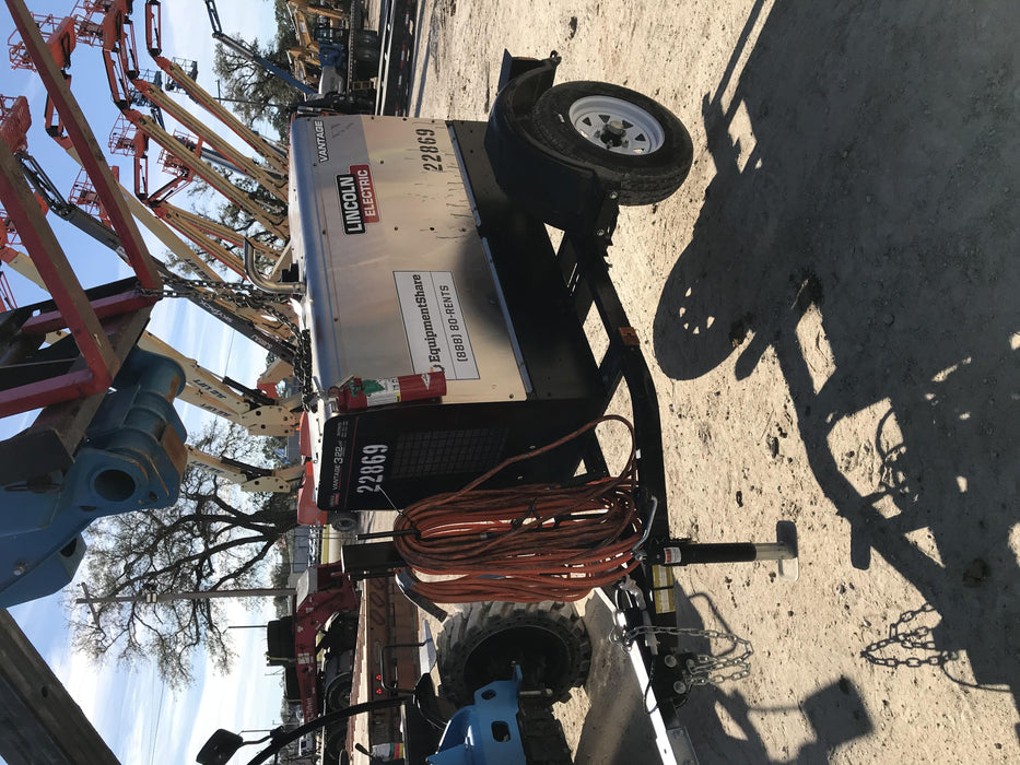 2019 Lincoln Electric Vantage 322 Lincoln Vantage 322 Welder w/Trailer, Light Kit, Cable Rack