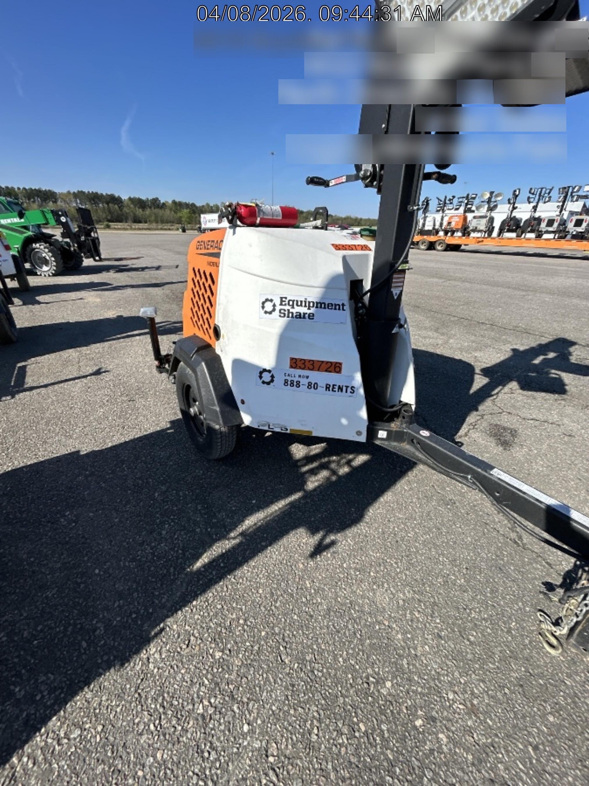 2023 Generac MLT2 Diesel, Flex Switch 120V Input, Powerzone Controller, (4) 320W LED Lights, 4kW Generator, 39.9 Gal Fuel Tank, 2" Ball, T3