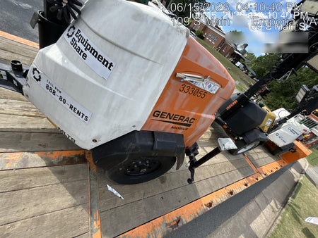 2023 Generac MLT2 Diesel, Flex Switch 120V Input, Powerzone Controller, (4) 320W LED Lights, 4kW Generator, 39.9 Gal Fuel Tank, 2" Ball, T3