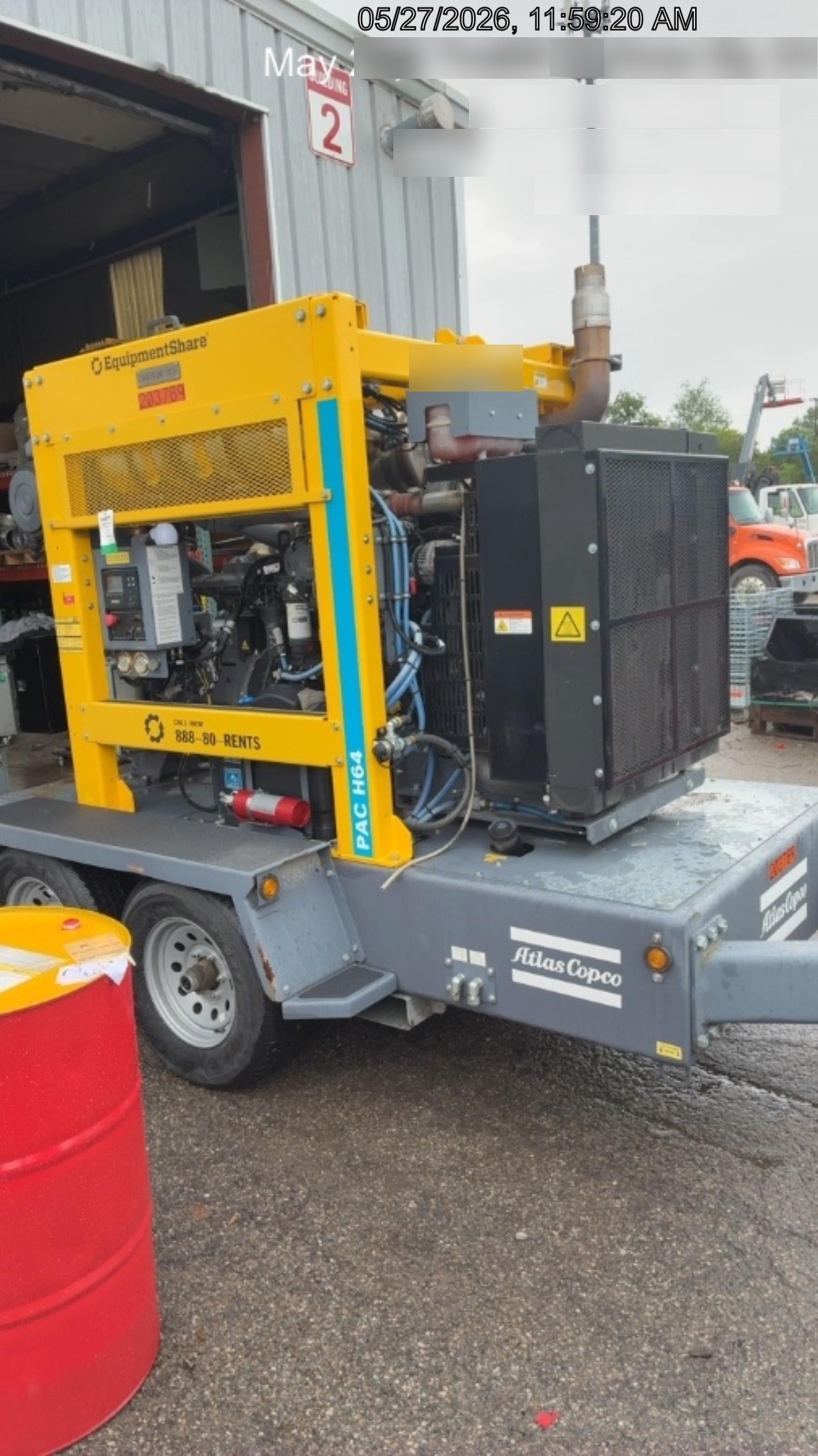 2022 ATLAS COPCO PAC H64 JD