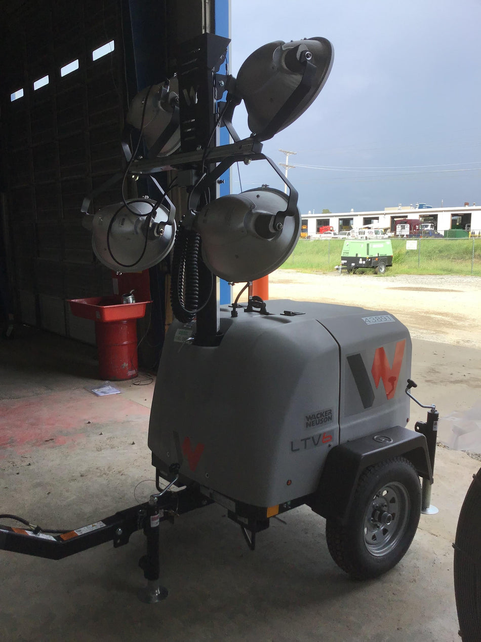 2019 Wacker Neuson LTV6L-MH Wacker Neuson LTV6L Mobile Light Tower w/Fuel Level Sensor Installed