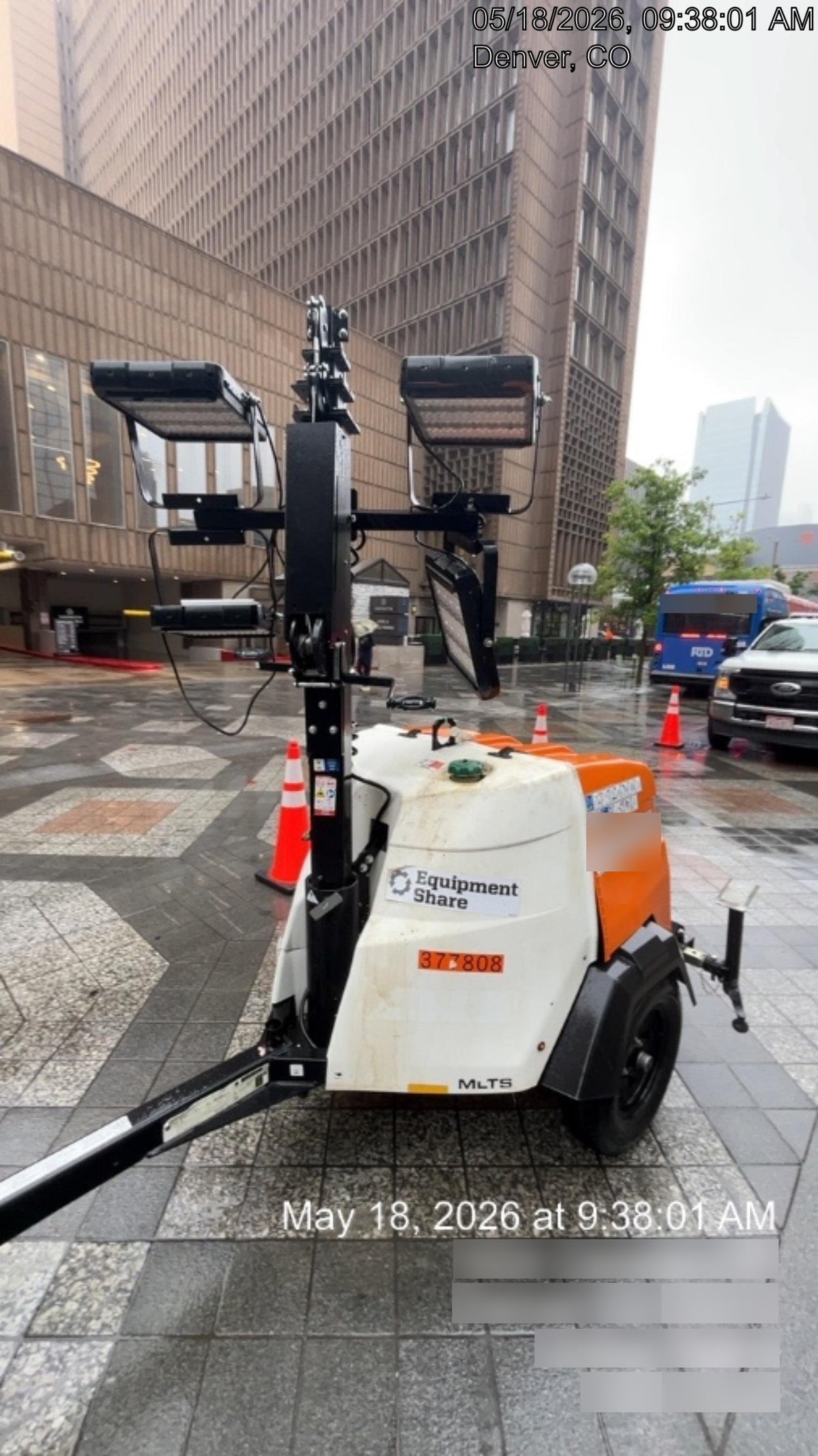 2023 Generac MLT2 Diesel, Flex Switch 120V Input, Powerzone Controller, 
(4) 320W LED Lights, 4kW Generator, 39.9 Gal Fuel Tank, 2" Ball, T3