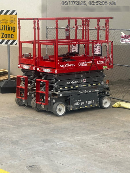 2024 Skyjack SJ3219 Electric Drive, Sld NM Tires, DBcns, RFRails, Power to Platform, T3 + Access Control