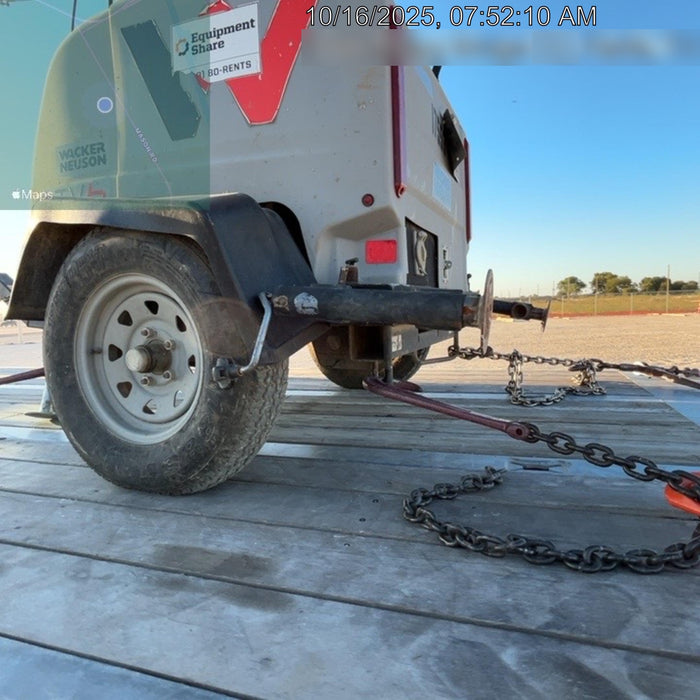 2018 Wacker Neuson LTV6L-MH Wacker Neuson LTV6K Mobile Light Tower w/Fuel Level Sensor Installed