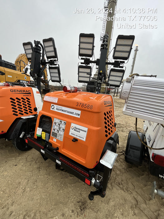 2023 Generac MLT2 Diesel, Flex Switch 120V Input, Powerzone Controller, 
(4) 320W LED Lights, 4kW Generator, 39.9 Gal Fuel Tank, 2" Ball, T3