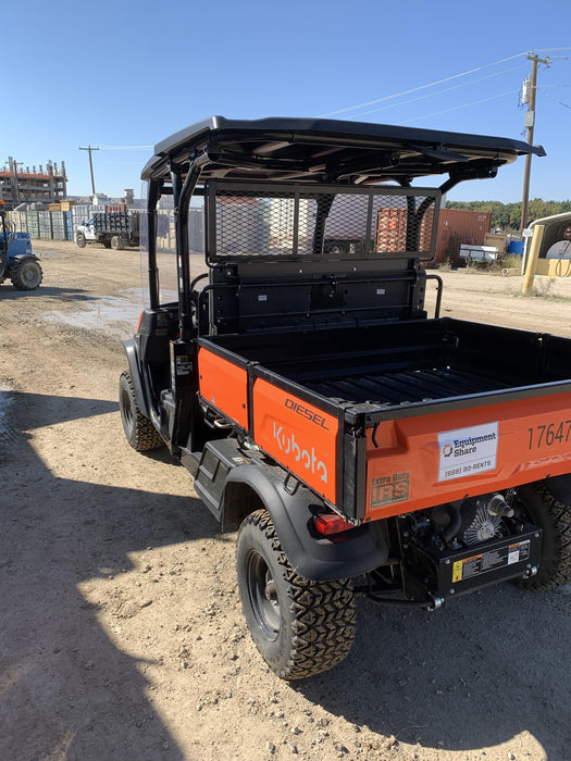 2021 Kubota RTV-X1140W-H Plastic Canopy, Windshield Acrylic Clear, LED Strobe Light, Wire Harness Kit, Back up Alarm