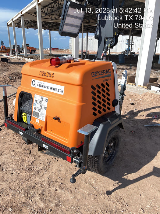 2023 Generac MLT2 Diesel, Flex Switch 120V Input, Powerzone Controller, (4) 320W LED Lights, 4kW Generator, 39.9 Gal Fuel Tank, 2" Ball, T3