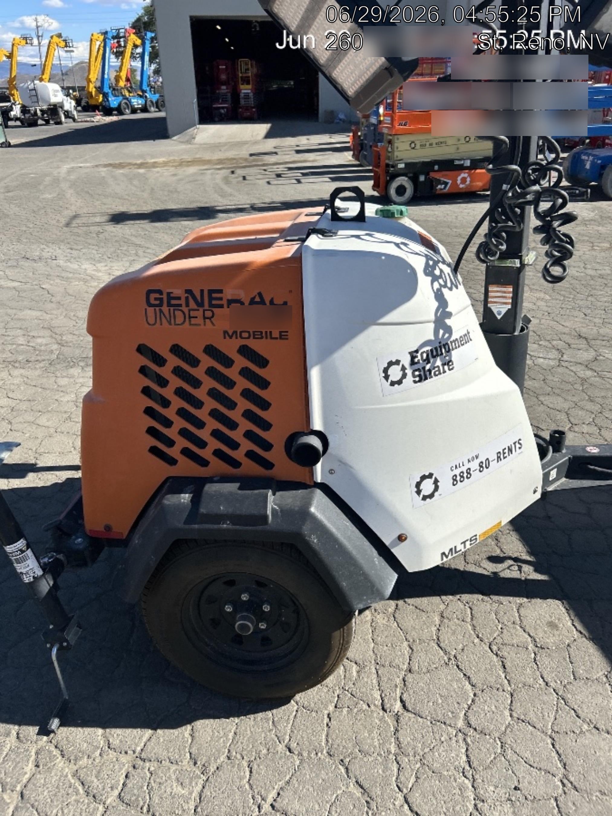2023 Generac MLT2 Diesel, Flex Switch 120V Input, Powerzone Controller, (4) 320W LED Lights, 4kW Generator, 39.9 Gal Fuel Tank, 2" Ball, T3