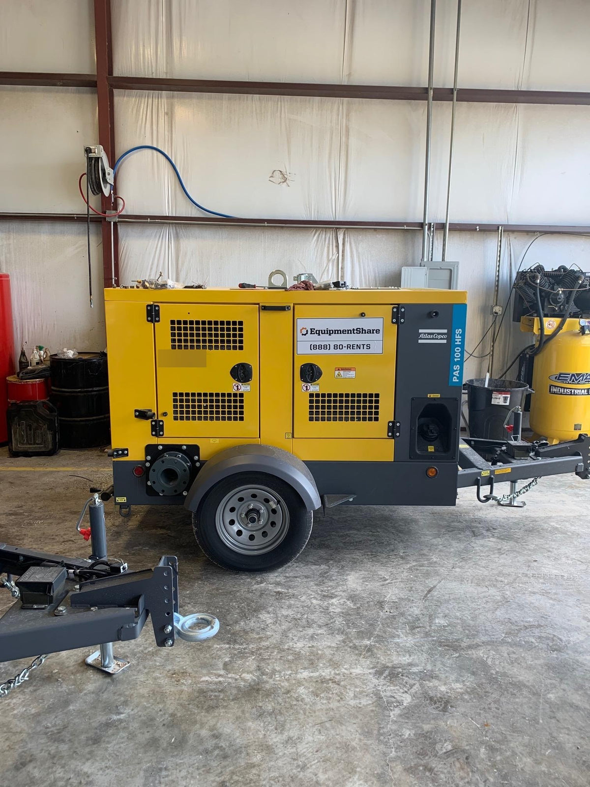 2020 ATLAS COPCO PAS 100 HF CS Enclosed