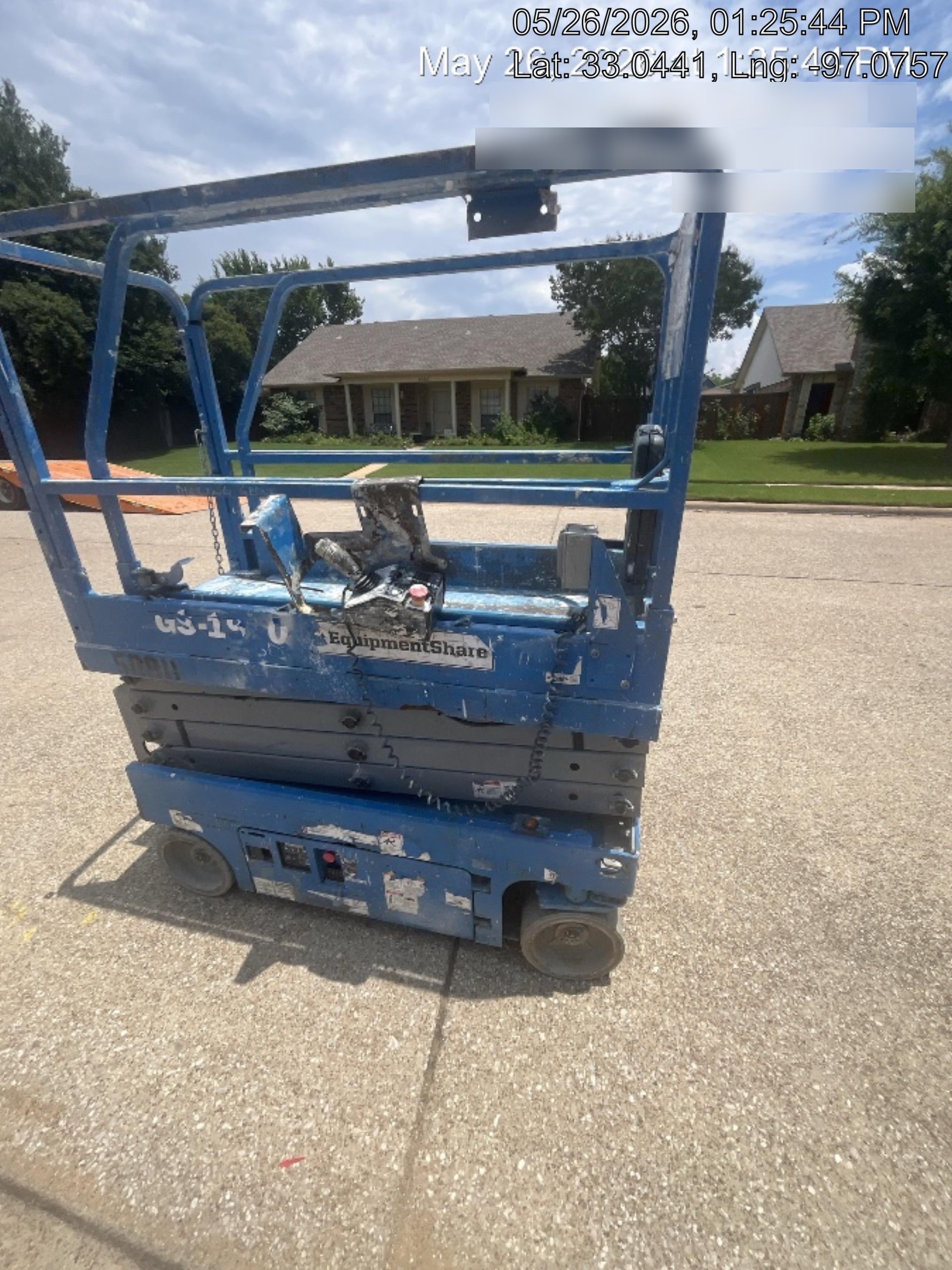 2019 Genie GS-1930 Fixed Rails with Chain Entry