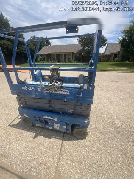 2019 Genie GS-1930 Fixed Rails with Chain Entry