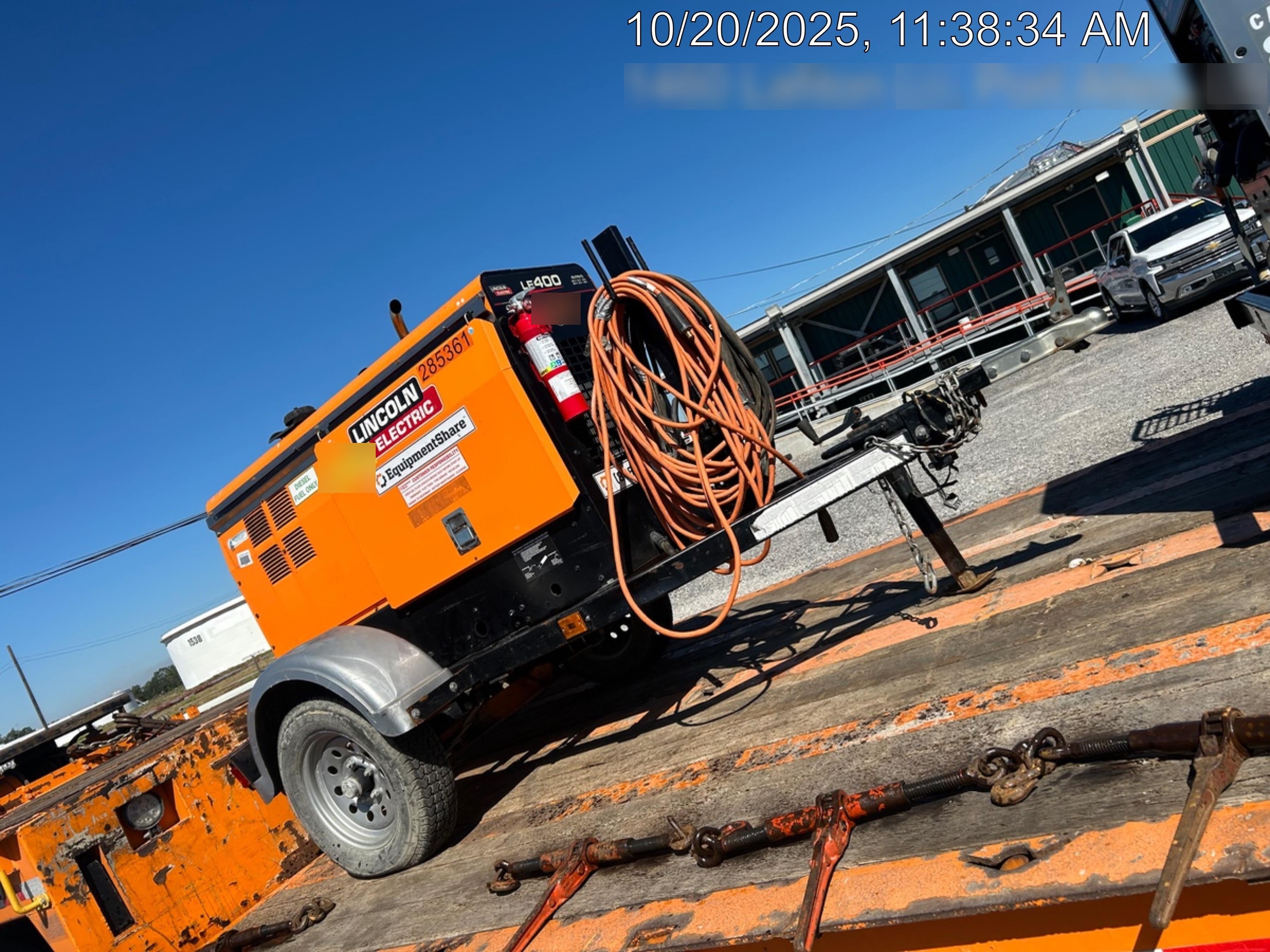 2022 Lincoln Electric LE400 Kubota V1505, Trlr, Cable Rack, Light Kit, ES Decals, T3