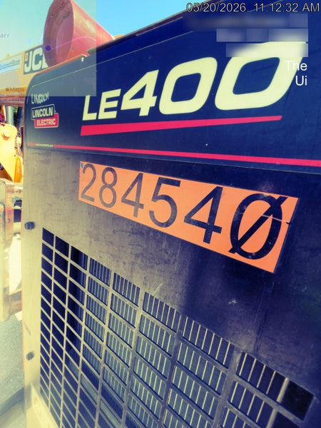 2022 Lincoln Electric LE400 Kubota V1505, Trlr, Cable Rack, Light Kit, ES Decals, T3