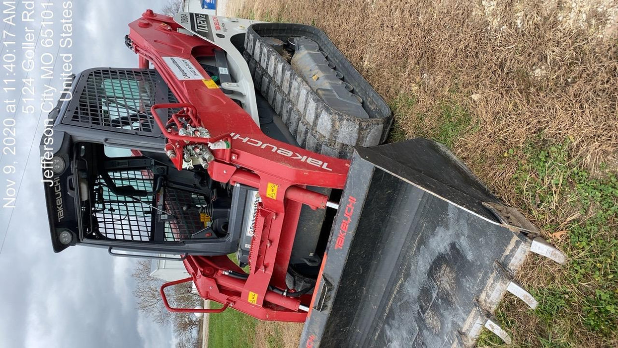 2020 Takeuchi TL12V2-CRH Cab, Rubber Track, & HF