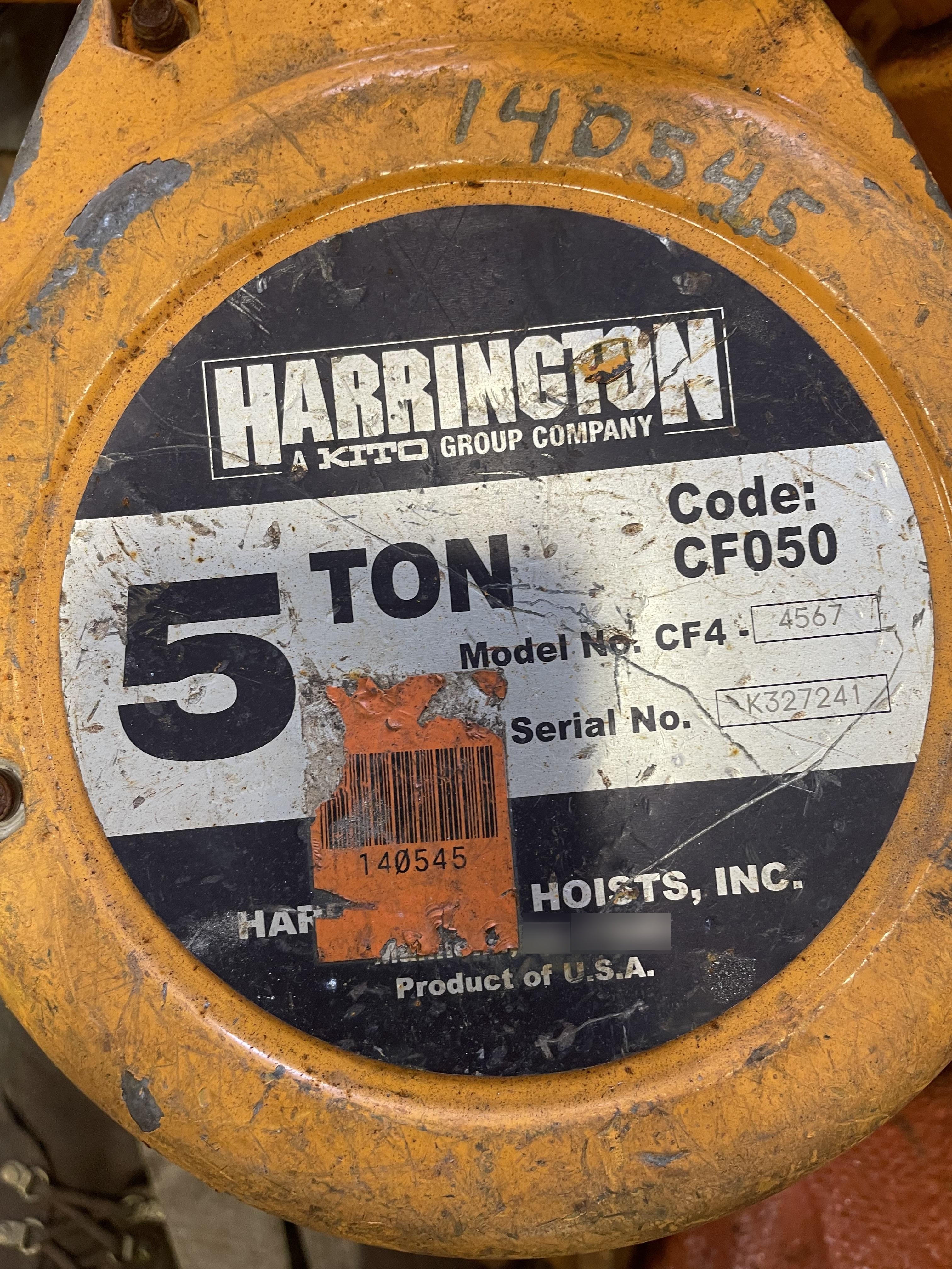 2021 HARRINGTON CF050-20