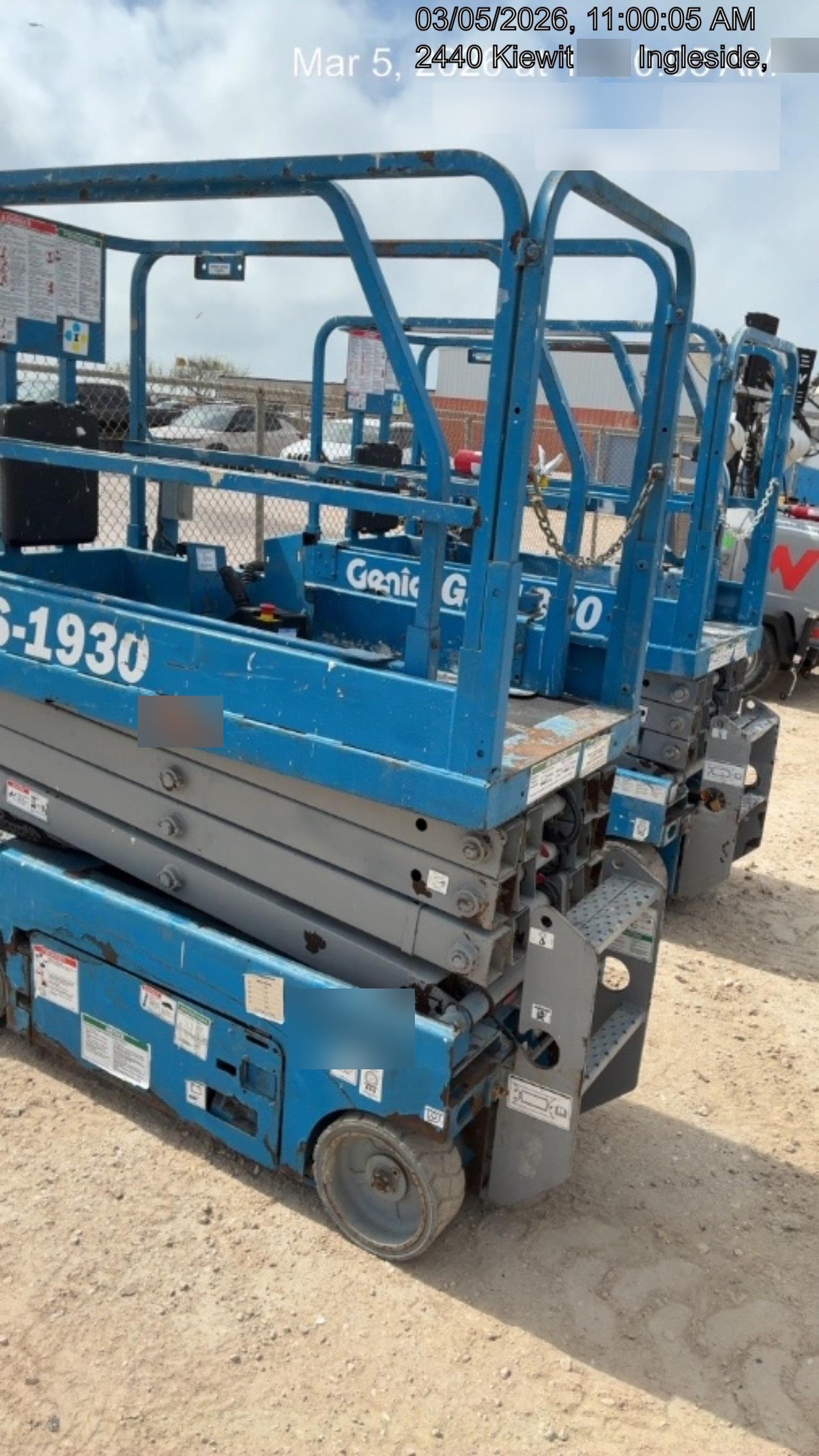 2018 Genie GS-1930 Genie GS-1930 Scissor Lift w/Standard Options