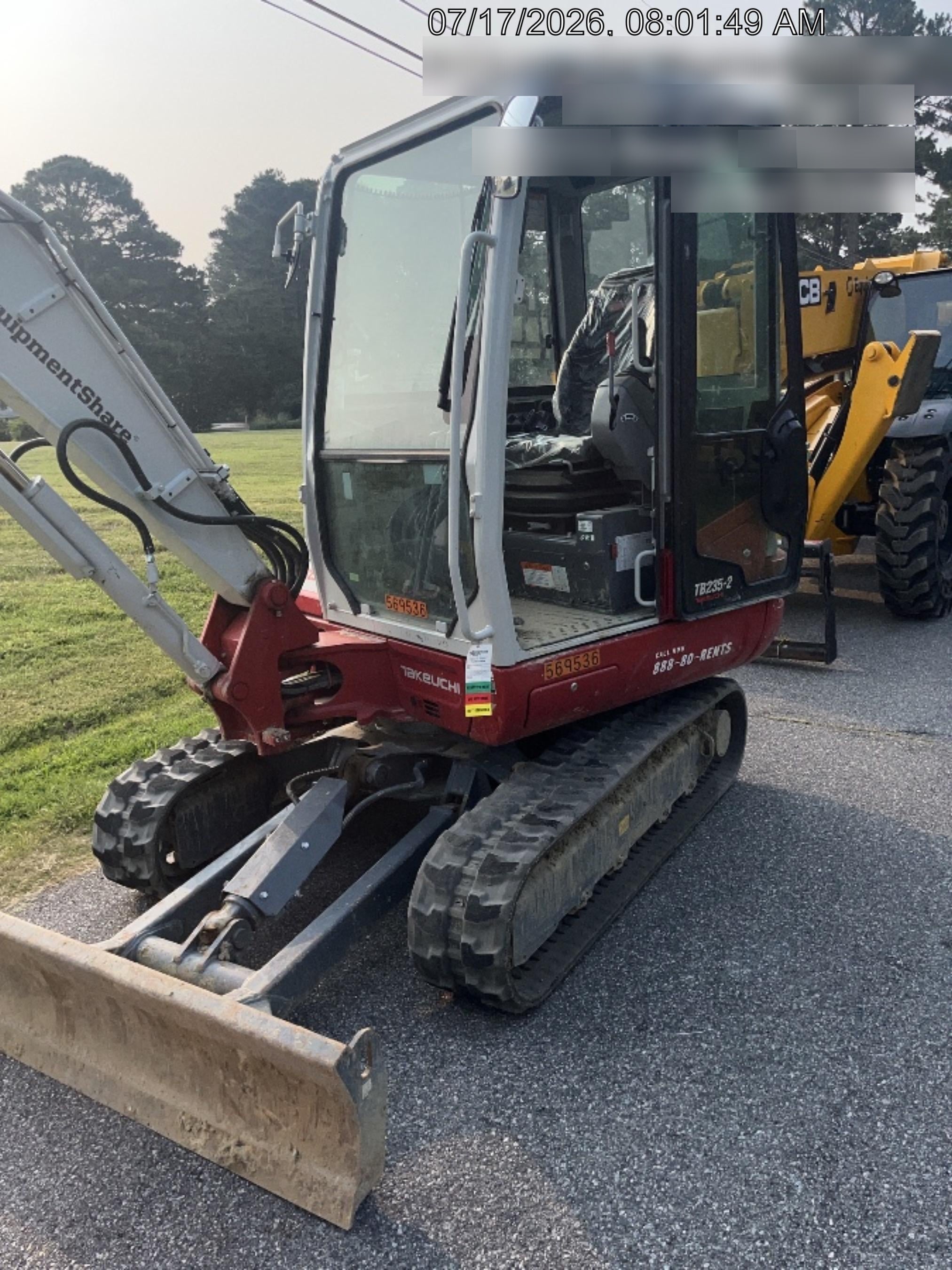 2025 TAKEUCHI TB235-2CR