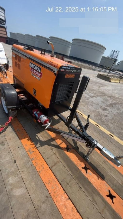 2021 Lincoln Electric Vantage 322 Vantage 322 Ready Pak 3 w/ Decals, ORANGE (includes trailer, cable rack, fender light kit) NO Telematics