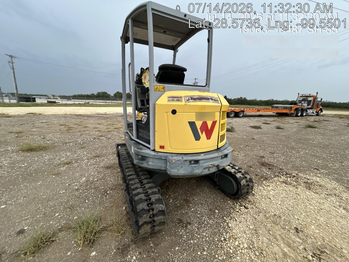 Wacker Neuson EZ36 Canopy unit with one Bucket