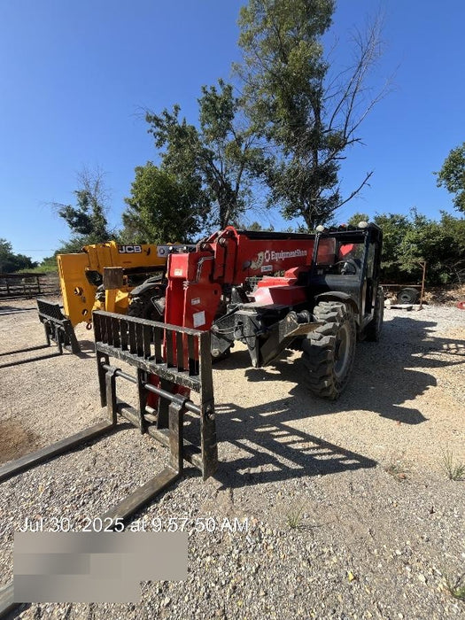 2019 Manitou MTA10055 Canopy, 120 HP, Solid Tires, Work Lights, Lift Hook, Auxiliary Hydraulics 66" Carriage and 60" Forks