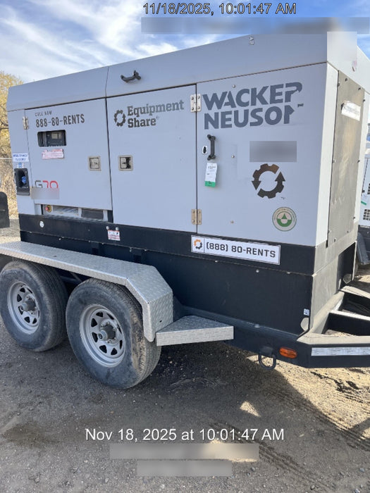 2018 WACKER NEUSON G70