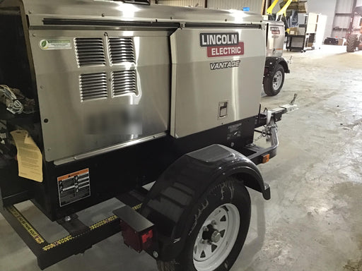 2019 Lincoln Electric Vantage 322 Lincoln Vantage 322 Welder w/Trailer, Light Kit, Cable Rack