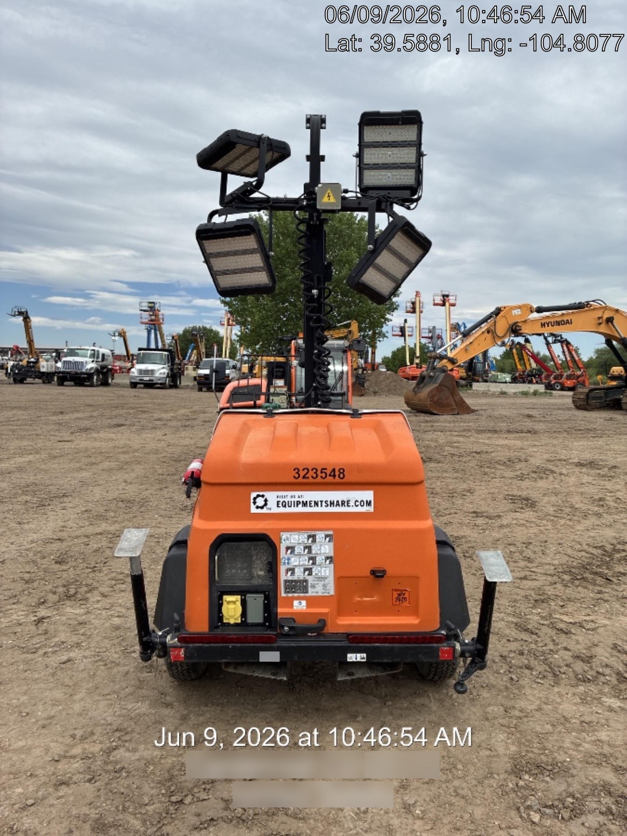 2023 Generac MLT2 Diesel, Flex Switch 120V Input, Powerzone Controller, (4) 320W LED Lights, 4kW Generator, 39.9 Gal Fuel Tank, 2" Ball, T3