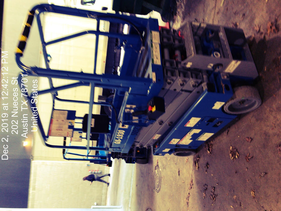 2019 Genie GS-1930 Fixed Rails with Chain Entry