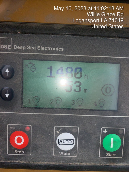 2022 Allmand NLV3GR (4) LED Light Fixture 350W, 23' Vertical Mast, 3kW Prime, Towable, Deep Sea L401, Leveling Jacks, Yanmar T4F 5.8hp