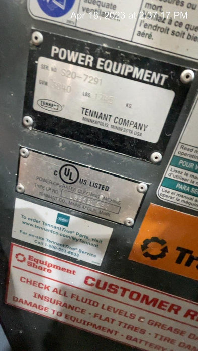 2020 TENNANT S20 LPG