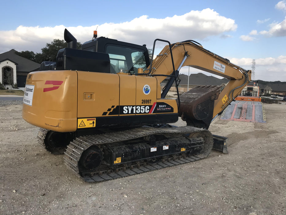 Sany SY135C SY135 Tier 4 - Cab, Hydraulic QC,  Buckets: 24" , 36" , 42"