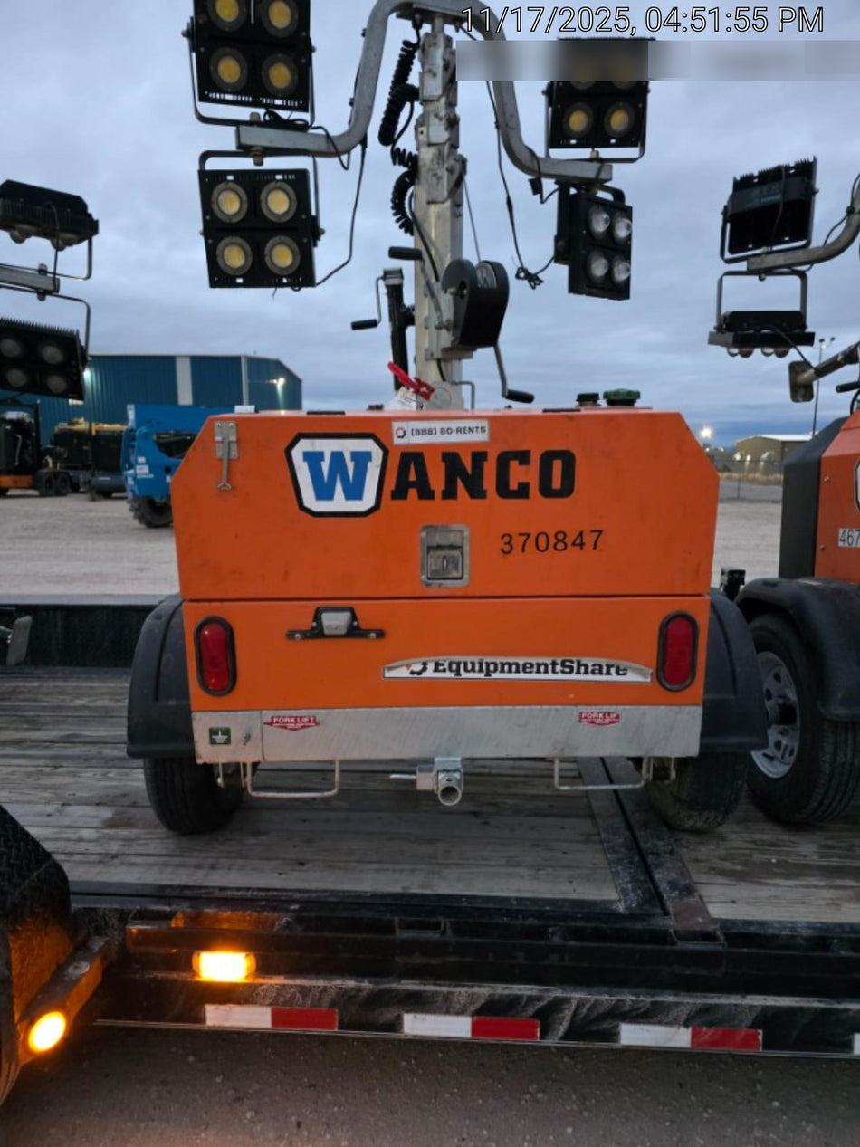 2023 Wanco WLTT-4MM4K Diesel, Deep Sea Controller, Shore Power Plug, Auto Start, (4) 350W LED Floodlights, 4kW Generator, 60 Gal Fuel Tank, 2" Ball, T3