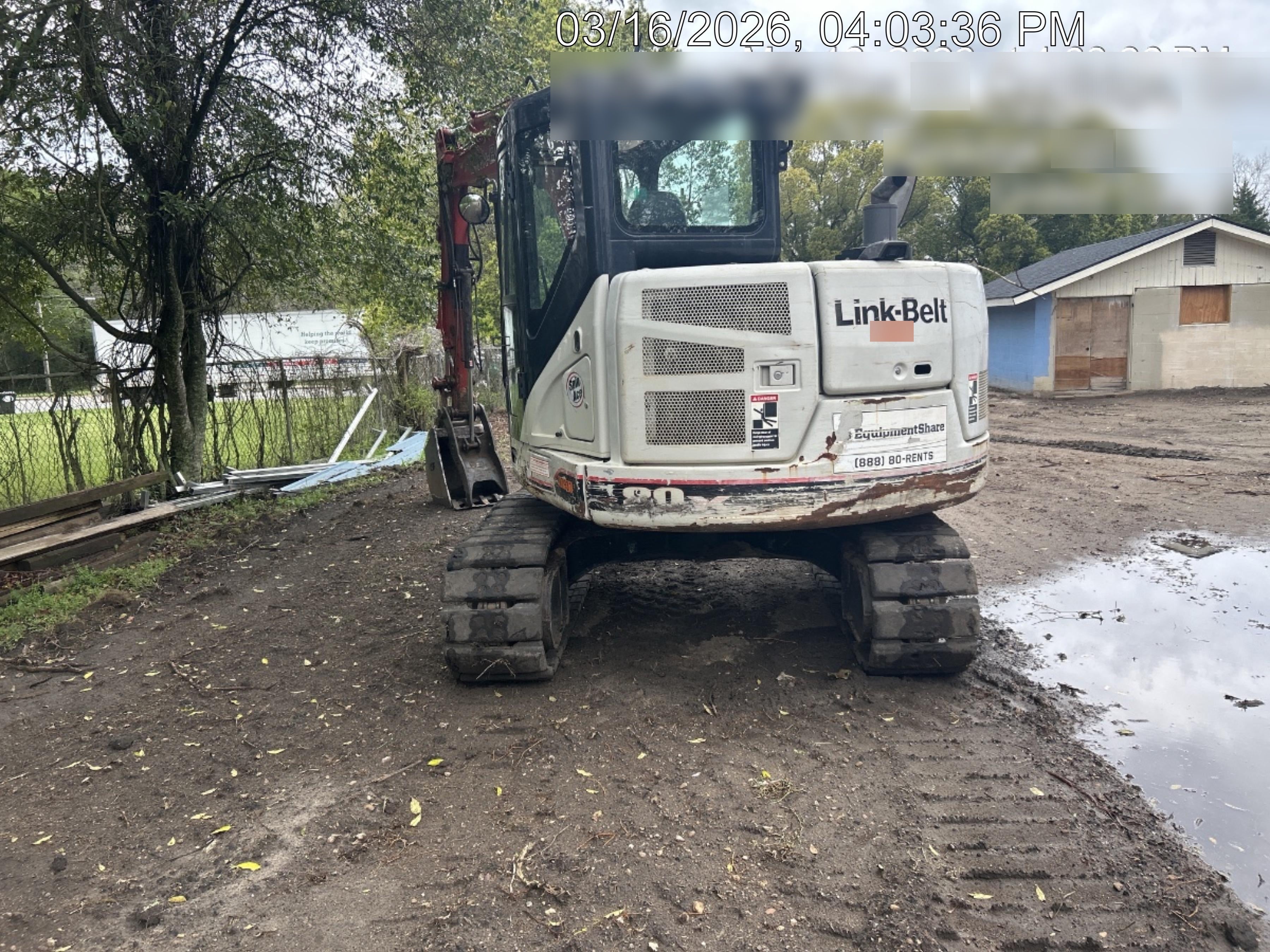 2020 Link-Belt 80X3EX EXC, 7'2" ARM, 17.7" RT, MFH(PJ)