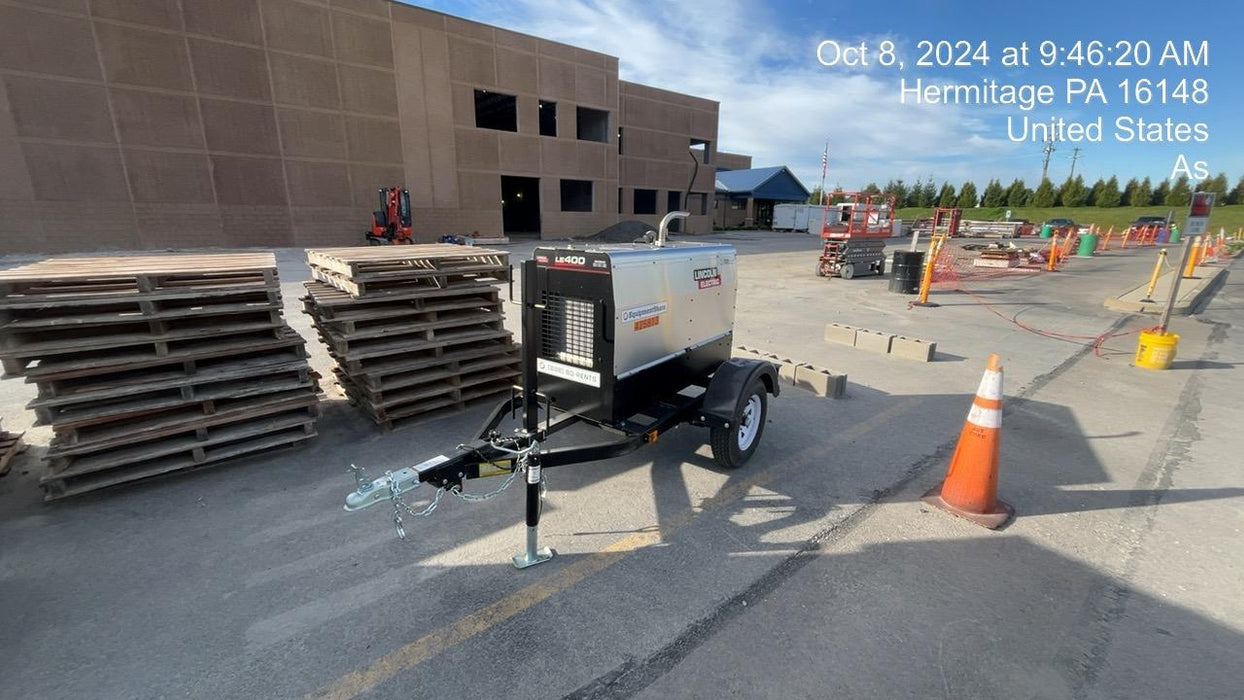 2024 Lincoln Electric LE400 Kubota V1505, Trlr, Cable Rack, Light Kit, ES Decals, T3