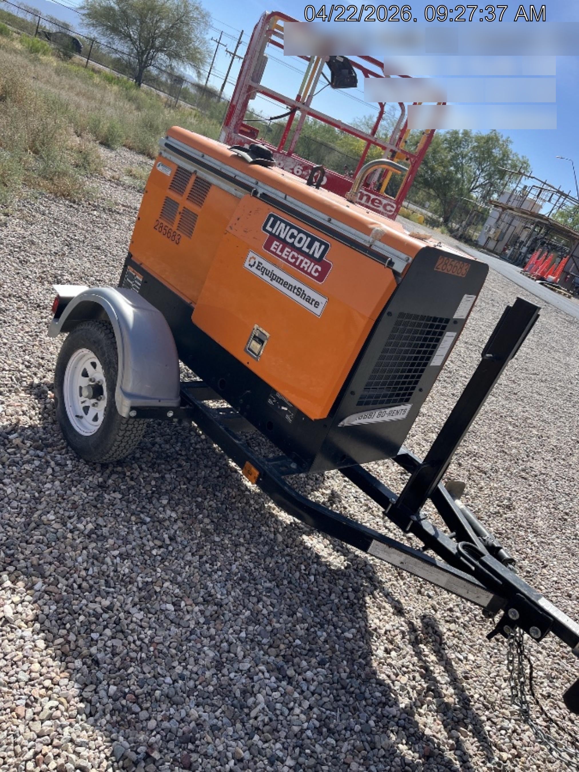 2022 Lincoln Electric LE400 Kubota V1505, Trlr, Cable Rack, Light Kit, ES Decals, T3